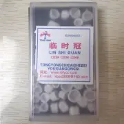50 Pcs/Box Dental Oral Temporary Anterior Teeth Crown Caps Tooth Synthetic Resin