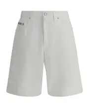 Belt-loop denim shorts IT50,IT48 Gray