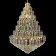 Delessi Sorreno 67LT Crystal Chandelier 1500mm - Gold