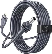daboot Starlink Mini Cable - USB C to DC Power Cable 16AWG USB Type-C Charging Cord for Star Link Mini with 65W PD for Reliable Indoor and Outdoor Waterproof (5M/16.4FT)