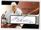 Fredrik Sjostrom 2003/04 Upper Deck Top Draws Rookie Update Autograph Card TD-20