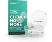 TheSleepGuard Mouth Guard for Clenching Teeth at Night [Pack of 4] Best Night Guards for Teeth Grinding, Mouth Guard for Grinding Teeth & TMJ | Night Guard