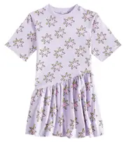 [Stella McCartney Kids] Stella McCartney Kids Printed cotton jersey dress Y 3 purple