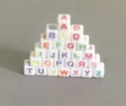 Dollhouse Miniature 1:12 Scale Stack of ABC Blocks #4510