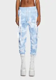 [Club Exx] Sky Digital Blaze Cargo Joggers