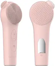 ConciseLife Pro Facial Cleansing Brush - UltraSoft Silicone Face Scrubber, High-Frequency Motor, 5 Power Modes, Heated Massage, Type-C Charging, Waterproof IPX7, Deep Cleanse & Exfoliate (rose quartz)