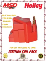 MSD Ignition Coil Pack Red w/GM Dual Tower For Chevrolet/Buick/Oldsmobile/GMC (for: Chevrolet)