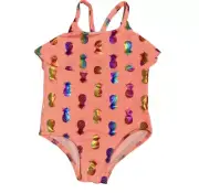 Penelope Mack One Piece Swimsuit Baby Girl 24 M Months Iridescent Pineapple NWT