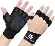 Gym Wrist Workout Ventilated Gloves