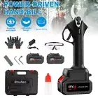 New Electric Pruning Shears Secateur Branch Scissor Tree Cutter Pruner 2 Battery