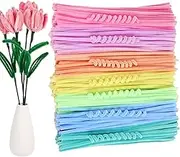 Pipe Cleaners, Thick Chenille Sticks, Soft Fuzzy Craft Stems, Colorful Plush Wire Sticks, (30cm, 280g), Perfect for Handmade Arts, Crafts, Decorations & Creative Projects