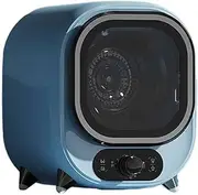 Vented Tumble Dryer, 450W Compact Tumble Dryer with Stainless Steel Tub, 5kg Portable Condenser Tumble Dryer, 0.8kg Load Capacity, Perfect for Counter Top or Wall Mounted Use (Color : Blue)
