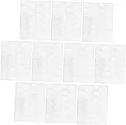 HONMEET 50 Pack Nail Art Glue Stickers Double-Sided Adhesive Nail Tips for DIY