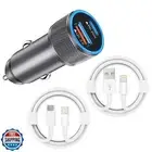 iPhone Car Charger,USB C Fast Car Charger[Apple MFi Certified] Apple Car Char