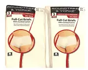 Full Cut Men’s Briefs Underwear 2 Packs Roundtree Yorke Big Man Size 56 Cotton