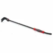 New Crescent 30-Inch Indexing Flat Pry Bar, Red/Black, Nickel Chrome Plated