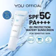 YOU Intensive Care Sunscreen SPF50+ PA++++ 30ml | Protects, Soothes, & Hydrates