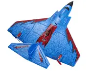 A01 Outdoor 3 In 1 Aircraft Model Toy Sea Land and Air Remote Control Aircraft 300M Height Unmanned Aerial Vehicle with Light-Blue