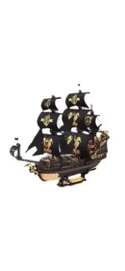 Wooden Puzzle DIY Ship Model ROKR The Seahorse Barque 3D Toy Ship Kit Design