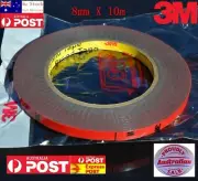 8MM X 10M Meter Genuine 3M Double Sided Tape Car Automotive Foam Attachment