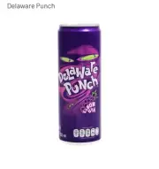 Paquete De 12 Bebidas Delaware Sabor Ponche De Uva Traída De México