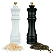 AAB Kitchen Modern Manual Salt And Pepper Grinder Set, Refillable Large Salt ...