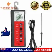 Thunder Tools 1000V-8000V 8LED Lights Portable Digital Fence Tester Home