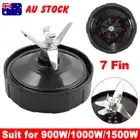 For Nutri Ninja Auto IQ Blade 7-Fin Replacement Parts Steel Extractor Blender AU