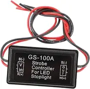 GRADENEVE Car Light Controller Automotive LED Lights Flashing Control Brake Light Flasher Module Strobe Controller Motorcycle Brake Light Flasher Motorcycle Parts Strobe Light Controller