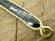 Vintage NOS Speidel Midnight Magic Yellow Gold Filled Watch Band C-Ring Unused