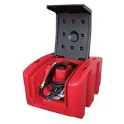 ALEMLUBE 200L Lockable Poly Tank w/ 12V Kit And Automatic Nozzle L20040PA