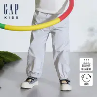 在飛比找momo購物網優惠-【GAP】女幼童裝 Logo束口鬆緊褲-灰色(890348)