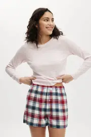 [Body] Body - Raglan Long Sleeve Top - Tender touch pink M TENDER TOUCH PINK