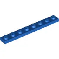 在飛比找蝦皮商城優惠-LEGO零件 薄板磚 1x8 藍色 3460 346023【