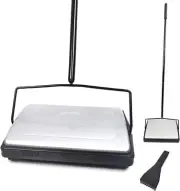 Quiet Carpet Sweeper,Floor Sweeper with Pig-Bristles,Suitable for Carpet Cleanin