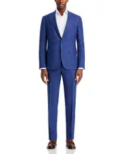 Canali Capri Wool, Silk & Linen Melange Slim Fit Suit