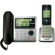 VTech CS6649 Expandable Corded/Cordless Phone System with Answering System-Calle