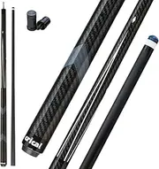 'CRICAL Carbon Fiber Pool Cue Stick 58'' Billiard Cue Sticks Professional Low Deflection Pool Sticks with 3/8 * 8 Pin Joint and 12.5mm Tip'