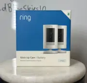 Ring Stick Up Cam 3rd Gen (2-Pack) 1080p Battery Night Vision NEW AU