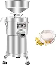 Automatic Soymilk Making Machine, Stainless Steel Grain Grinder with 60Kg/h, Filter Mesh 100 Mesh, Speed is High As 2800R,Stainless Steel Body, for Home, Milk Tea Shops, Restaurants, Hotels, Schools