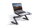Foret Mobile Laptop Bedside Study Desk Foldable Stand Adjustable Storage Table