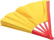[BESPORTBLE] Tai Chi Decoration Hand Fan Props Foldable Hand Fan Shirt Fans Chinese Props Portable Fan Handmade Fans Red Fans Chinese Style Fans Desktop Frame Fan Decoration Plastic