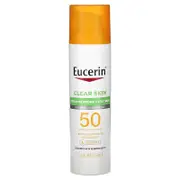 Eucerin, Clear Skin, Lightweight Sunscreen Lotion for Face, SPF 50, Fragrance Free, 2.5 fl oz (75 ml)