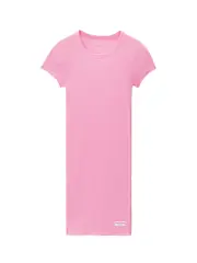 [Bodywear by Alexander Wang] 羅紋棉質針織短袖圓領連身裙