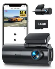 Drive recorder, 4K, in-car camera, front and rear cameras, small drive recorder,