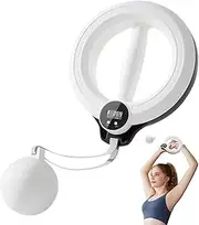 Weighted Hoop, 360-Degree Training Sports, Lightweight Arm Strengthening Exercise Ring, Portable Smart Waist Fitness Equipment, Hand-Cranked for Upper Body Workout, 7.48x6.3 inches