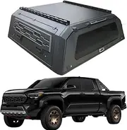 ATATNK Impact-Resistant Truck Bed Canopy | Aluminum Hardtop Tonneau Topper W/Lock | Multi-Season Bed Cap Truck Canopy Compatible for Tacoma 6.0ft(Style A 6.0ft Standard)