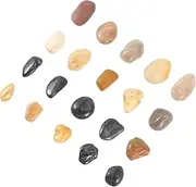 Yardwe 500g Stone Decorative Pebbles Garden Fish Tank Ornament Outdoor Indoor Decor