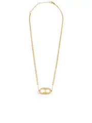 Celine Maillon Triomphe Necklace in Gold Brass