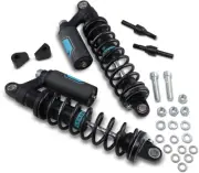 Legend Black Revo ARC 13" Heavy Duty Piggyback Shocks 1984-2000 Harley FXRS FXR